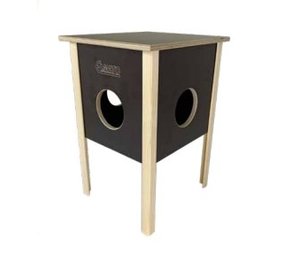 Elmato Elmato Houten Huis op hoogte - 28 x 24 x 33 cm Elmato Elmato Houten Huis op hoogte - 28 x 24 x 33 cm