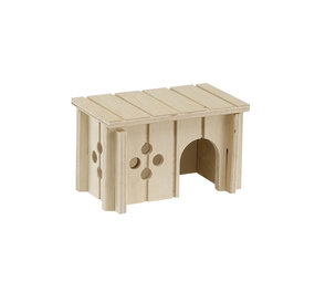 Ferplast Ferplast Houten Huis - SIN 4641 - 12.5x7.5x7 cm Ferplast Ferplast Houten Huis - SIN 4641 - 12.5x7.5x7 cm