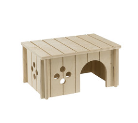 Ferplast Ferplast Houten Huis - SIN 4645 - 26x17x13 cm Ferplast Ferplast Houten Huis - SIN 4645 - 26x17x13 cm