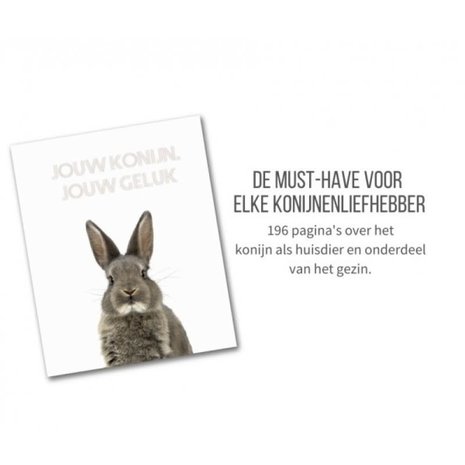 Adori Boek Jouw Konijn - Jouw Geluk Adori Boek Jouw Konijn - Jouw Geluk