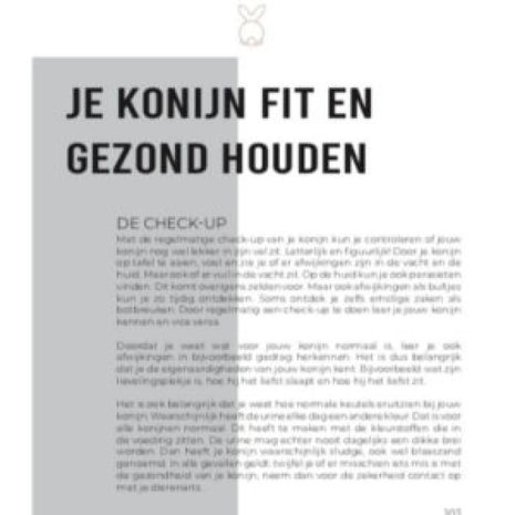 Adori Boek Jouw Konijn - Verzorging Adori Boek Jouw Konijn - Verzorging