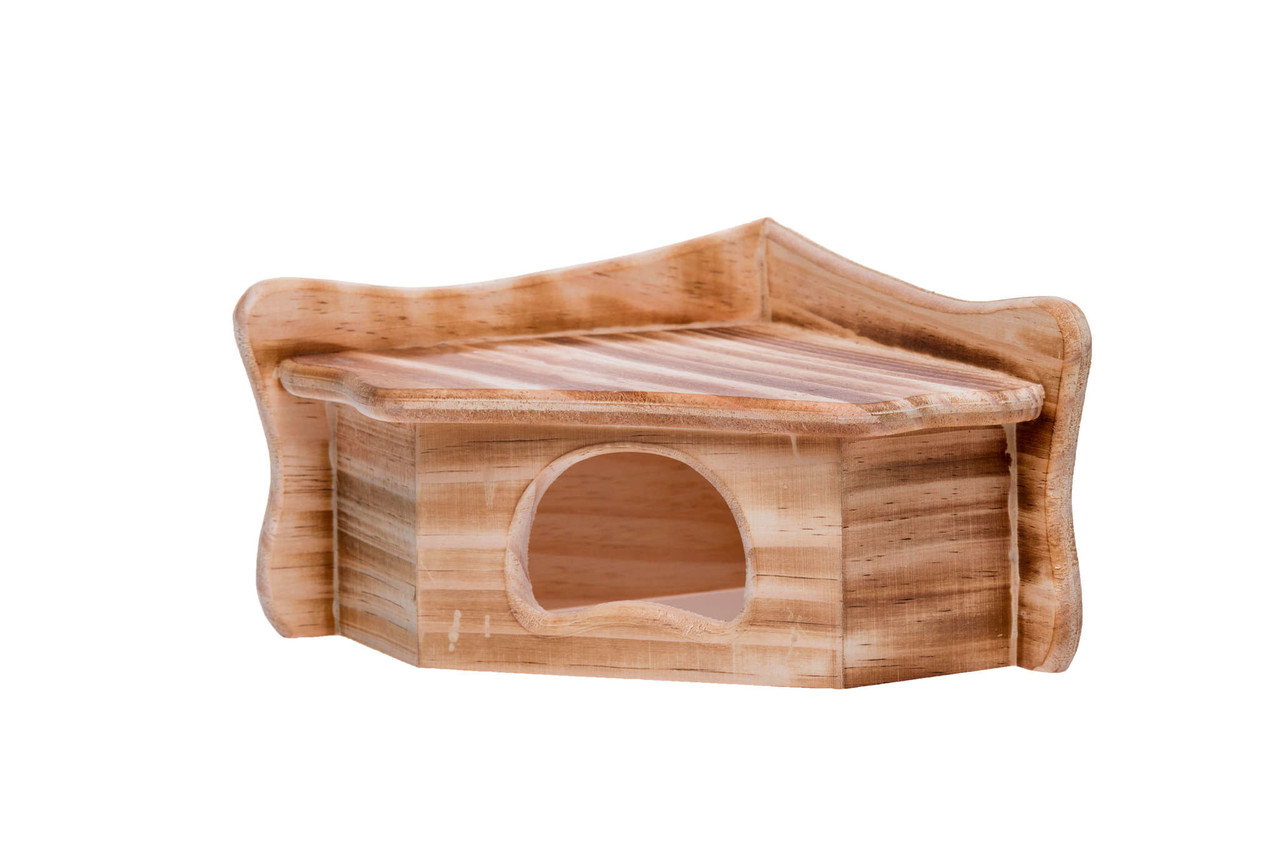 Hugro Houten hoekhuis Schwarzwald S - 27 x 11 x 19 cm Hugro Houten hoekhuis Schwarzwald S - 27 x 11 x 19 cm