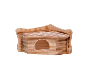 Hugro Houten hoekhuis Schwarzwald S - 27 x 11 x 19 cm Hugro Houten hoekhuis Schwarzwald S - 27 x 11 x 19 cm