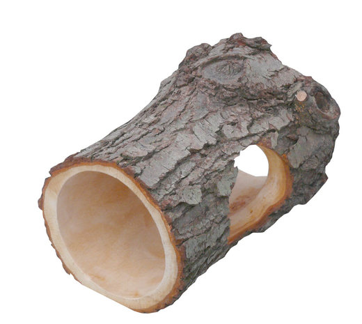 Hugro Elzentunnel Schors 35 cm - opening 18 cm - gat van 14 cm Hugro Elzentunnel Schors 35 cm - opening 18 cm - gat van 14 cm