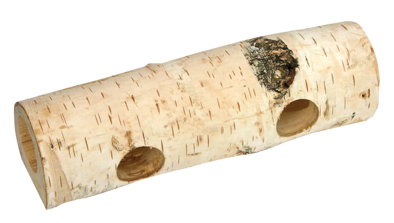 Hugro Berkentunnel 30 cm - opening 5 cm - 3 gaten van 4 cm Hugro Berkentunnel 30 cm - opening 5 cm - 3 gaten van 4 cm