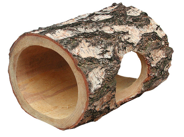 Hugro Berkentunnel Schors 35 cm - opening 18 en gat 14 cm Hugro Berkentunnel Schors 35 cm - opening 18 en gat 14 cm