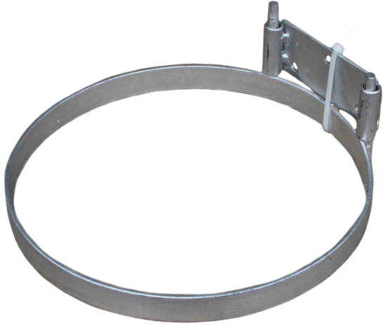 Emmer en voerbakhouder verzinkt 28 cm Emmer en voerbakhouder verzinkt 28 cm