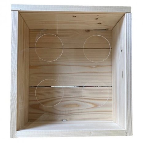 Houten hooiruif - handgemaakt in Nederland Houten hooiruif - handgemaakt in Nederland