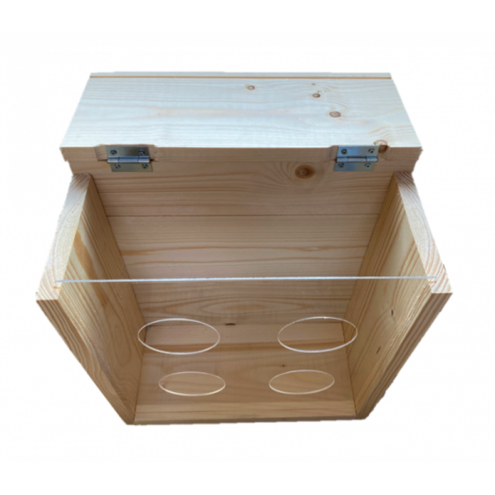 Houten hooiruif - handgemaakt in Nederland Houten hooiruif - handgemaakt in Nederland