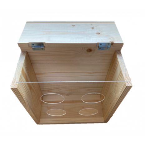 Houten hooiruif - handgemaakt in Nederland Houten hooiruif - handgemaakt in Nederland