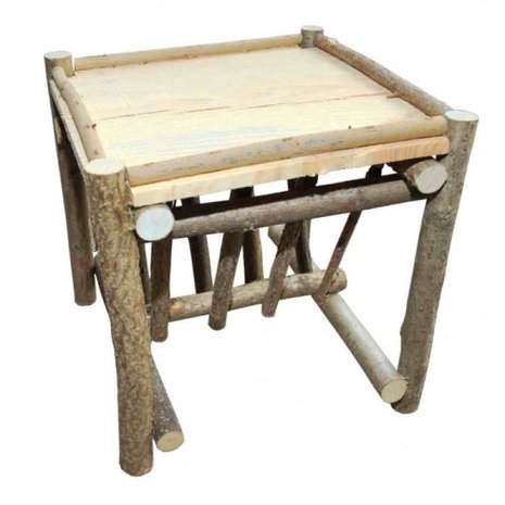 Houten Hooiruif met deksel L - 40 x 40 x 40 cm Houten Hooiruif met deksel L - 40 x 40 x 40 cm
