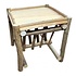 Houten Hooiruif met deksel L - 40 x 40 x 40 cm Houten Hooiruif met deksel L - 40 x 40 x 40 cm