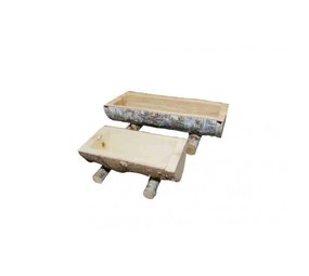 Houten voertrog klein - 25 x 15 x 10 cm Houten voertrog klein - 25 x 15 x 10 cm