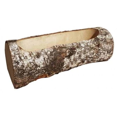 Houten voertrog plat - 30 x 13 x 10 cm Houten voertrog plat - 30 x 13 x 10 cm