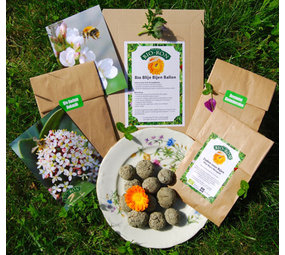 Natuly (voorheen Bio-Ron) Bio-Ron Blije Bijen Ballen - Zelfmaak set Natuly (voorheen Bio-Ron) Bio-Ron Blije Bijen Ballen - Zelfmaak set