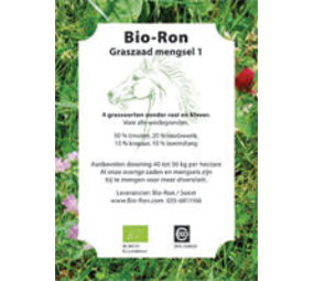 Natuly (voorheen Bio-Ron) Bio-Ron Graszaad mengsel 1 - 0.5 kilo Natuly (voorheen Bio-Ron) Bio-Ron Graszaad mengsel 1 - 0.5 kilo