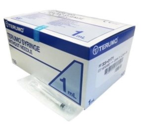 Spuit Terumo - 1 ml - 3-delig Spuit Terumo - 1 ml - 3-delig