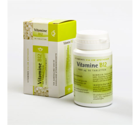 Vitamine B12 1000 mcg - 90 tabletten Vitamine B12 1000 mcg - 90 tabletten