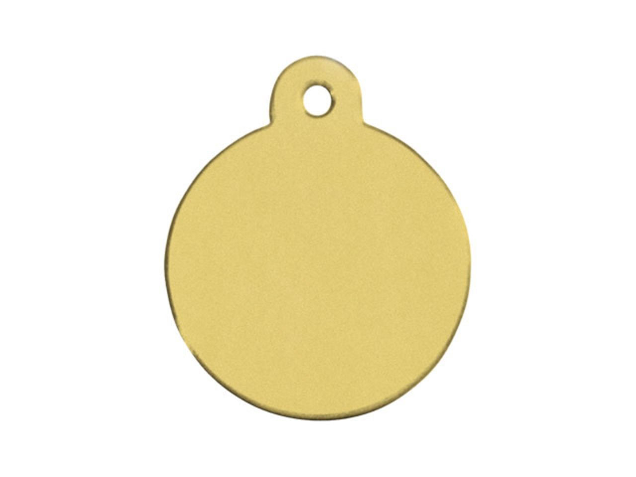 IMARC Hondenpenning – Rond – Goudkleurig