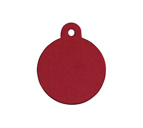 IMARC Hondenpenning – Rond – Rood