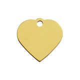 IMARC Hondenpenning – Hart – Goudkleurig