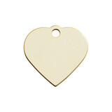 IMARC Hondenpenning – Hart – Luxe – Goud