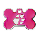 IMARC Hondenpenning – Bot – Poot Zilver – Roze
