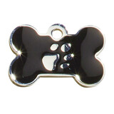 IMARC Hondenpenning – Bot – Poot Zilver – Zwart