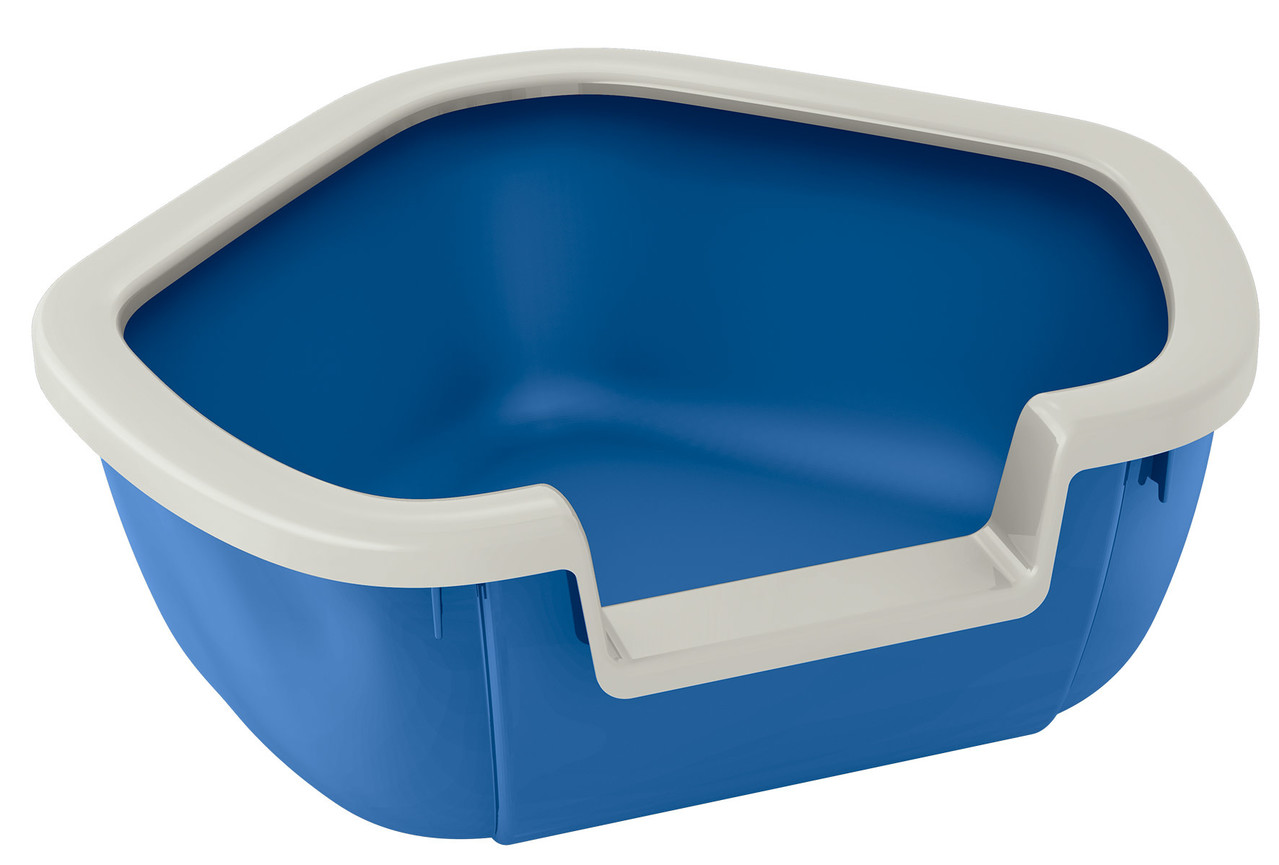 Ferplast Ferplast Open Hoektoilet Dama - 57.5x51.5x22 cm - verschillende kleuren Ferplast Ferplast Open Hoektoilet Dama - 57.5x51.5x22 cm - verschillende kleuren