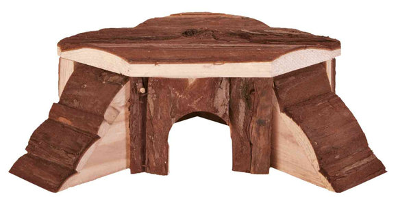 Trixie Trixie Houten Huis Thordis Schorshout - Small 21x7x19-19 cm Trixie Trixie Houten Huis Thordis Schorshout - Small 21x7x19-19 cm