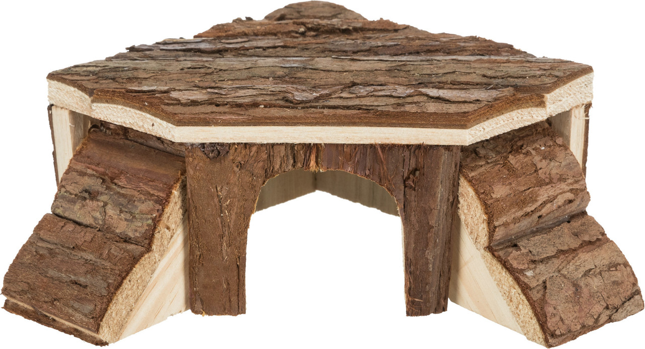 Trixie Trixie Houten Huis Thordis Schorshout - Small 21x7x19-19 cm Trixie Trixie Houten Huis Thordis Schorshout - Small 21x7x19-19 cm