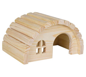 Trixie Vurenhout Huisje Rond dak 19x11x13 cm Trixie Vurenhout Huisje Rond dak 19x11x13 cm