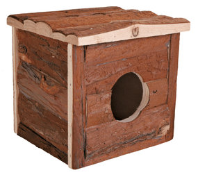 Trixie Trixie Houten Huis Jerrik Schorshout 15x14x13 cm Trixie Trixie Houten Huis Jerrik Schorshout 15x14x13 cm