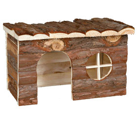 Trixie Trixie Houten Huis Jerrik Schorshout 28x16x18 cm Trixie Trixie Houten Huis Jerrik Schorshout 28x16x18 cm