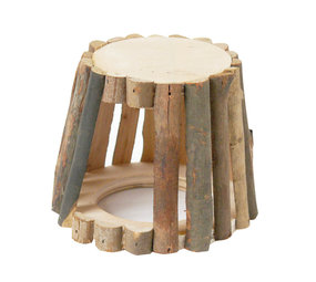 Hugro Houten Boshut S - 10 cm hoog - doorsnede 13-10 Hugro Houten Boshut S - 10 cm hoog - doorsnede 13-10