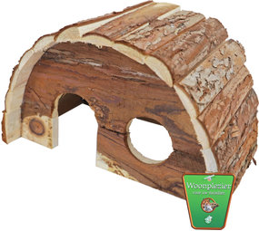 Gebr. de Boon Boon Houten Huis Halfrond Schorshout M - 25 cm Gebr. de Boon Boon Houten Huis Halfrond Schorshout M - 25 cm