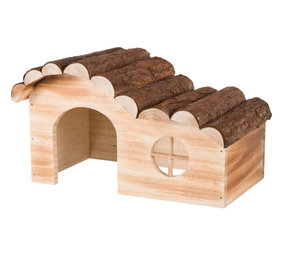Trixie Trixie Houten Huis Hanne Gevlamd 29x18x18 cm Trixie Trixie Houten Huis Hanne Gevlamd 29x18x18 cm