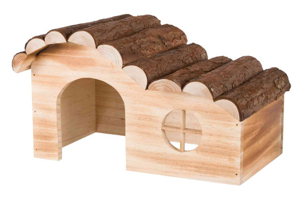 Trixie Trixie Houten Huis Hanne Gevlamd 29x18x18 cm Trixie Trixie Houten Huis Hanne Gevlamd 29x18x18 cm