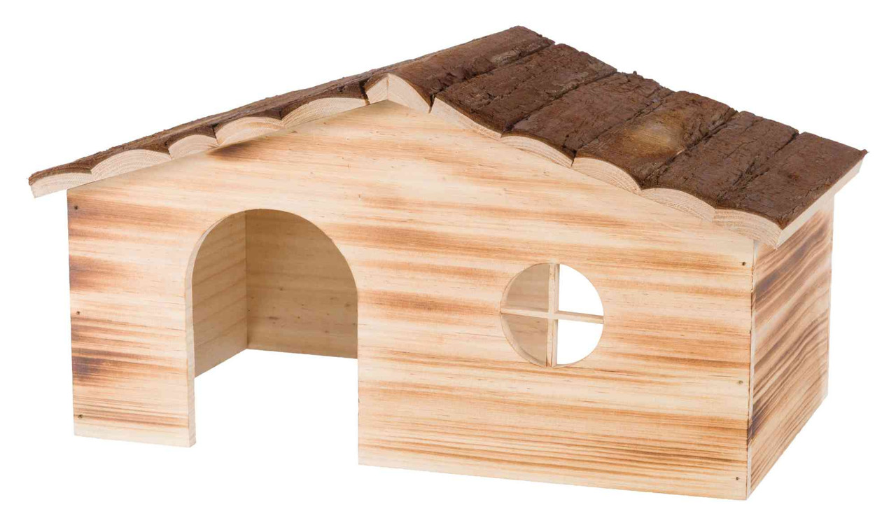 Trixie Trixie Houten Huis Ragna Gevlamd - 2 Ingangen 43x22x25 cm Trixie Trixie Houten Huis Ragna Gevlamd - 2 Ingangen 43x22x25 cm