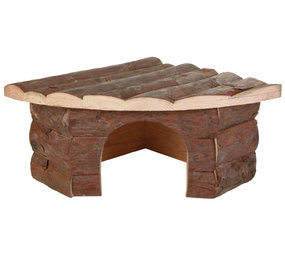 Trixie Trixie Houten Hoekhuis Jesper Schorshout 32x13x21 cm Trixie Trixie Houten Hoekhuis Jesper Schorshout 32x13x21 cm