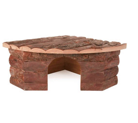 Trixie Trixie Houten Hoekhuis Jesper Schorshout 42x15x30 cm Trixie Trixie Houten Hoekhuis Jesper Schorshout 42x15x30 cm