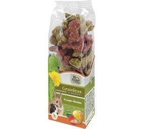 JR Farm JR Farm Grainless Knapperige Konijntjes - 150 gram JR Farm JR Farm Grainless Knapperige Konijntjes - 150 gram