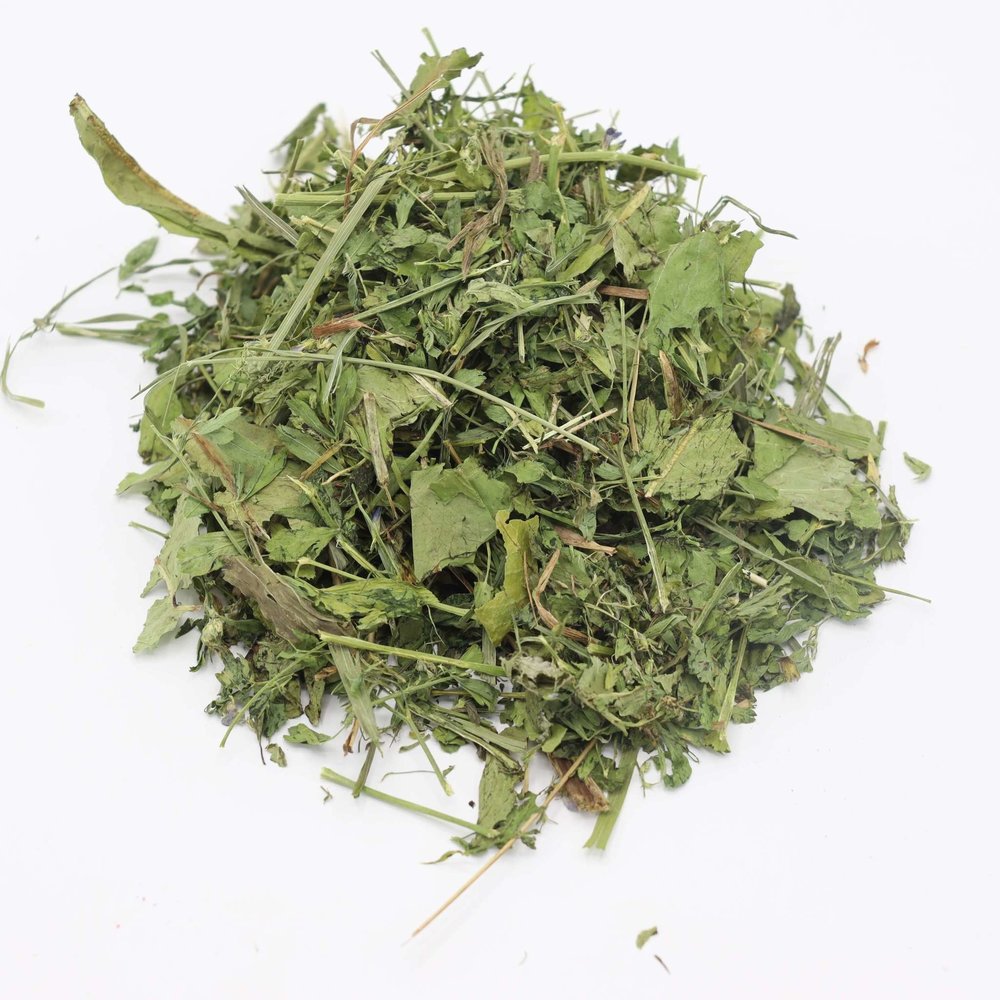 Herbimals Herbimals Luzerne-Paardenbloem-Gras Mix - grof Herbimals Herbimals Luzerne-Paardenbloem-Gras Mix - grof