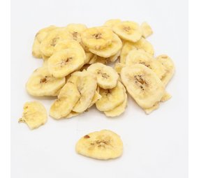 Herbimals Herbimals Banaan schijfjes 3-5 cm - ongezoet - ongezwaveld - gefrituurd Herbimals Herbimals Banaan schijfjes 3-5 cm - ongezoet - ongezwaveld - gefrituurd