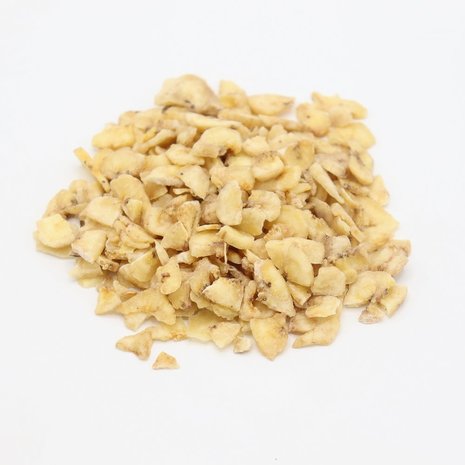 Herbimals Herbimals Banaan stukjes 0,5 - 3 cm - ongezoet - ongezwaveld - gefrituurd Herbimals Herbimals Banaan stukjes 0,5 - 3 cm - ongezoet - ongezwaveld - gefrituurd