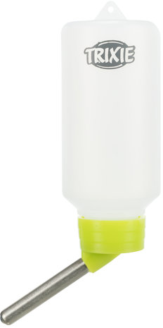 Trixie Trixie Drinkfles kunststof - 100 ml - Voor in de Drinkfleshouder - Verschillende kleuren