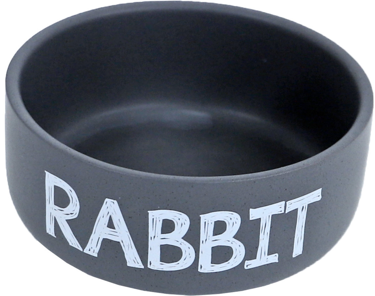 Gebr. de Boon Stenen Konijnen Voerbak - ø 12 cm - mat grijs Gebr. de Boon Stenen Konijnen Voerbak - ø 12 cm - mat grijs