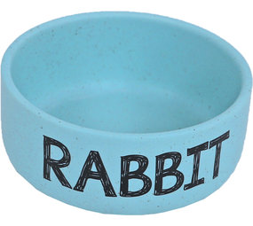 Gebr. de Boon Stenen Konijnen Voerbak - ø 12 cm - mint blauw Gebr. de Boon Stenen Konijnen Voerbak - ø 12 cm - mint blauw