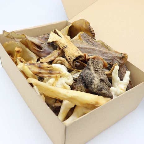 Bark-Bite Cadeaubox - Hondenfeest - natuurlijke snacks Bark-Bite Cadeaubox - Hondenfeest - natuurlijke snacks