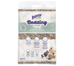 Bunny Nature Bunny Nature - Bunnybedding Hennepvezel - 35 liter Bunny Nature Bunny Nature - Bunnybedding Hennepvezel - 35 liter